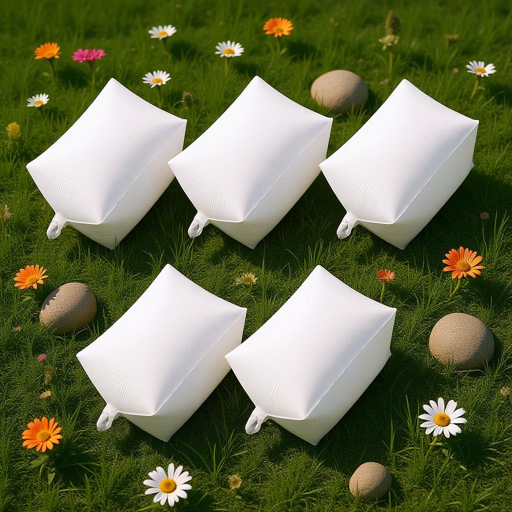 5Pcs Inflatable Writable Square Balloon for Birthday Party Wedding Floating Decorative Celebration Ornament