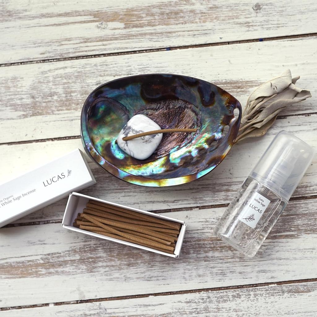 LUCAS White Sage Purifying Incense Sage Purifying Incense (White [Stick Type])