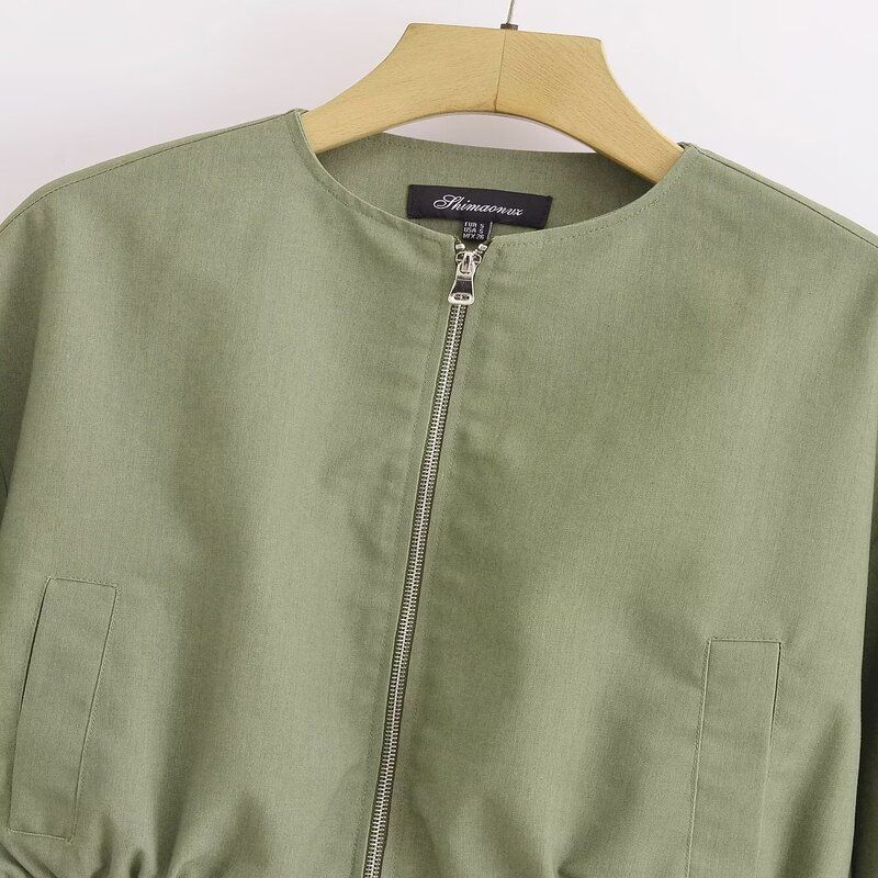 Fashion Style 2024 Summer New Women's Clothing Casual Versatile Long Sleeves Short Jacket 3046053