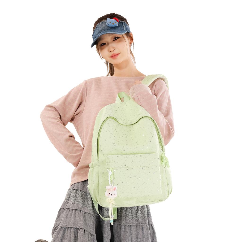 Schoolbag new Korean gypsy schoolbag junior high school high school girls large capacity lightweight backpack high value niche backpack
