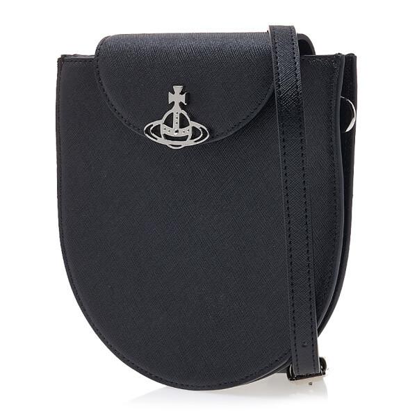 Vivienne WeStwood Women S Saffiano Half Moon Saddle croSS Bag 43030094 L001n N402