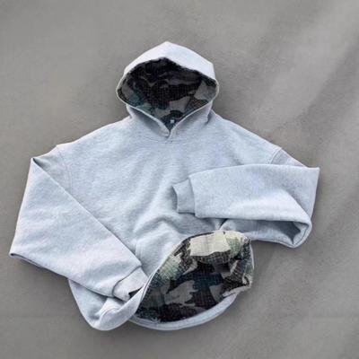 European and American Autumn and Winter Classic Fashion Hooded Long Sleeved Camouflage Handsome Front and Back Casual Hoodie Men