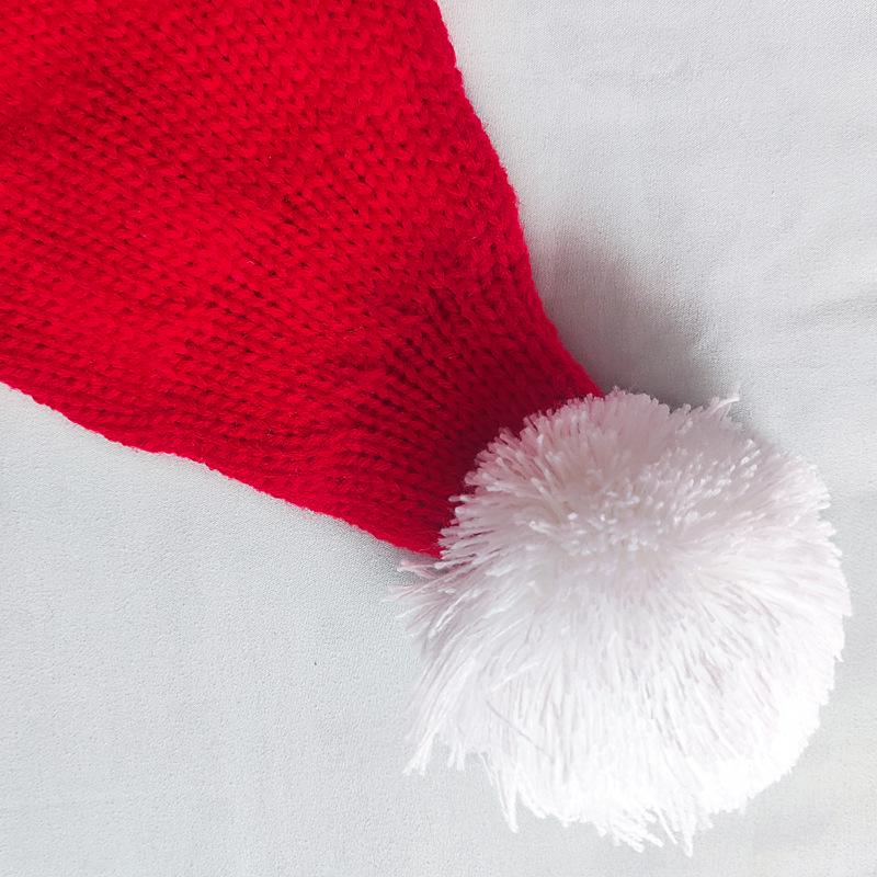 Europäische und amerikanische Strickmütze für Eltern und Kind: Niedliches Pompon-Design für Herbst- und Winterfeiertage