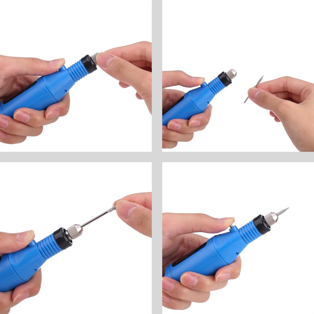 Portable Electric Nail Grinder Set - Mini Manicure Tool Kit