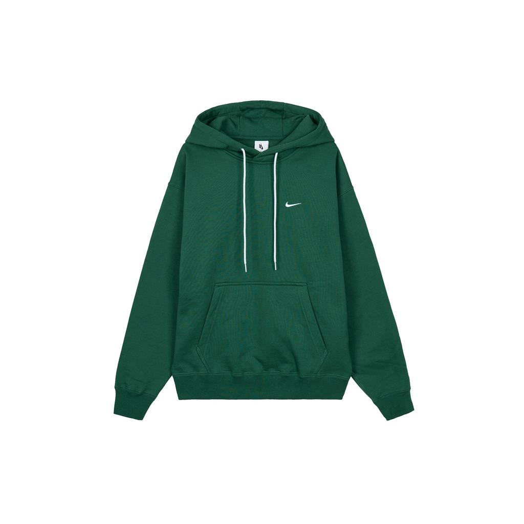 Nike Solo Swoosh Fleece Hoodie Men Tops Pine-Green DX1356-323