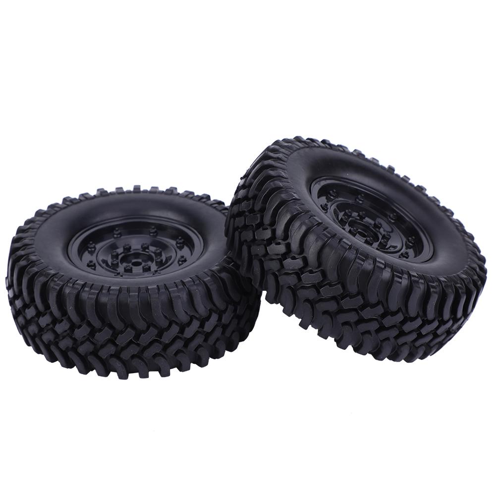 100mm Diameter Simulation RC Car Tire 1 10 Remote Control Car Tyre Replacement AccessoriesBlack