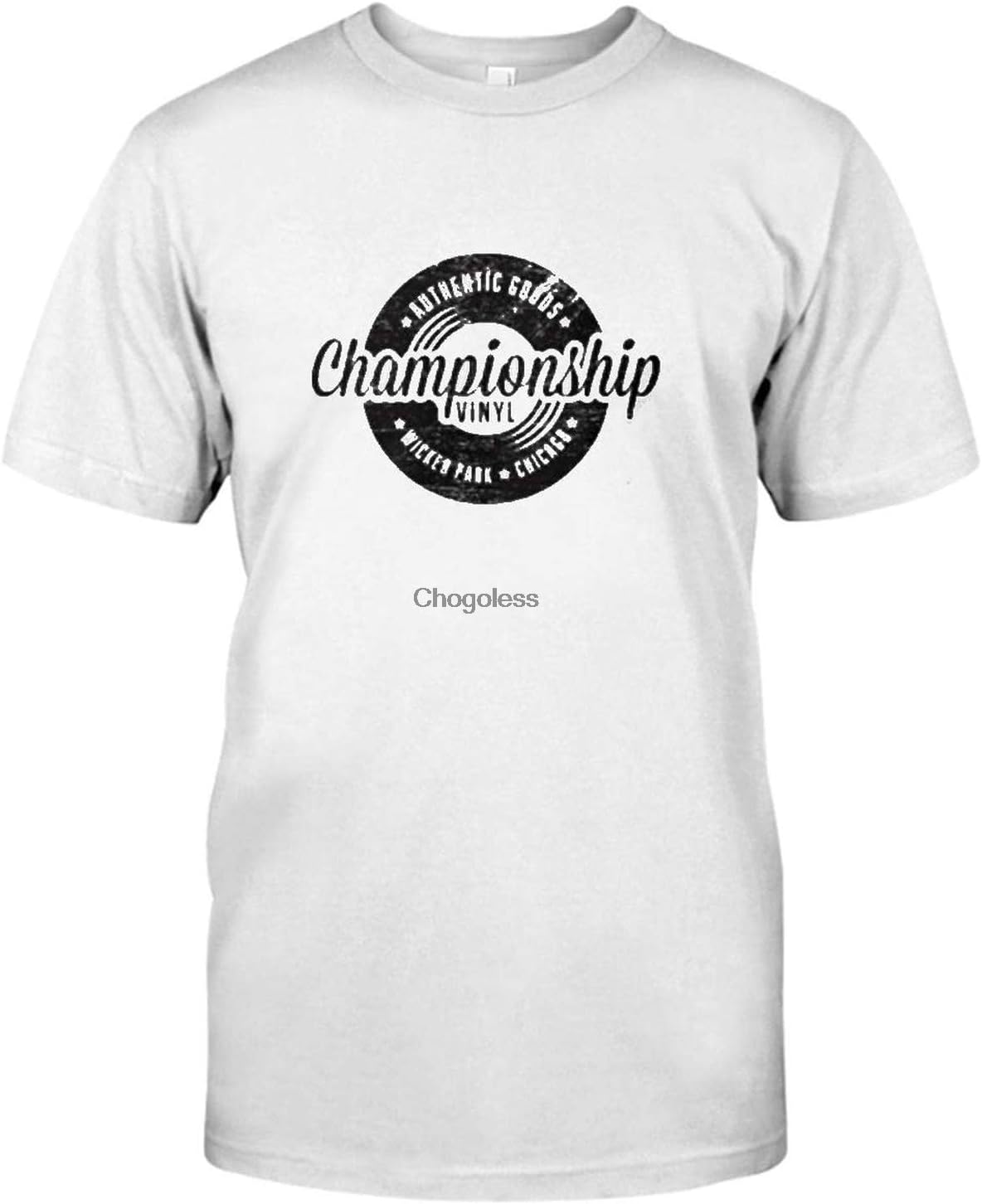 Championship Vinyl Worn Look Slim Fit T Shirt DMN t-Shirt Black XS белый