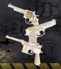 3D Wooden Puzzle Assembly Gun Model Pistol Rifle Ak47 Toy Cannot Shoot Children Craft Educational Toys For Kid Adults Boys Gifts