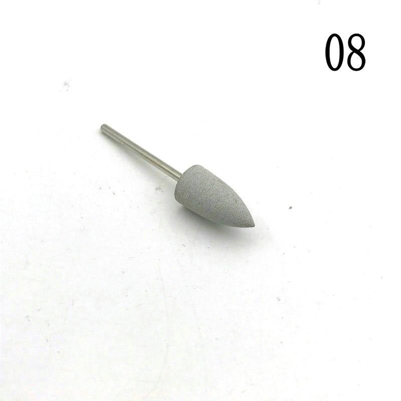 1pc Dental Rubber Silicone Polisher Nail Drill Bit Dental Silicon Rubber Burs Drill Accessories Foot Polishing Tools