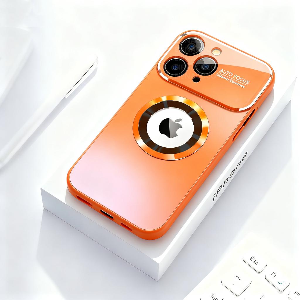 Luxus Titan Metallic Farbe Matt Magnetische Hülle für iPhone 17 16 15 14 Plus 13 12 11 Pro Max für Magsafe Kabelloses Ladegehäuse