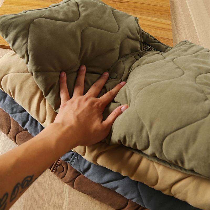 Heren Retro Geknoopte Kraploze Katoenen Jas - Jachtstijl Herfst/Winterjas AmeKaji Amerikaanse Werkkleding.