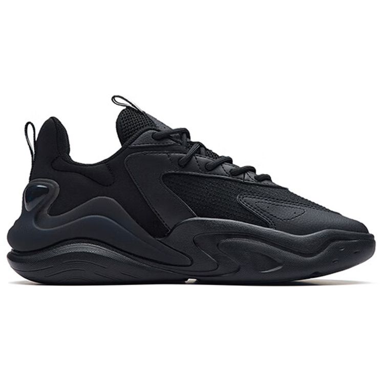 Anta Tide Worship 3.0 Mesh Breathable Low-Top Sports Casual Shoes Women Sneakers Black 122238840-2
