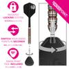 Target Japan PRIME SERIES RAPTOR GEN6 Joji Nishitani 90% Tungsten Steel Tip Darts 22g K-Flex No.6 Shape Flights Swiss Silver Nano Point 30mm