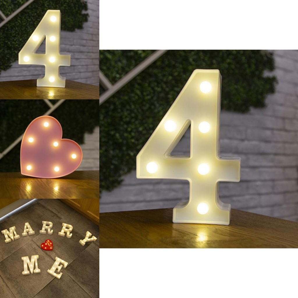 Large Led Light Emitting Alphanumeric Love Standing Sign Decoration For Party Themes And Indoor Decor