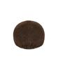 Bajal Va Curved Circle Logo Newsboy Cap Dark Brown