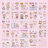 100 teile/satz Koreanischen Stil Nette Mädchen Aufkleber Set DIY Tagebuch Dekoration Material Transparent PET Wasserdichte Aufkleber
