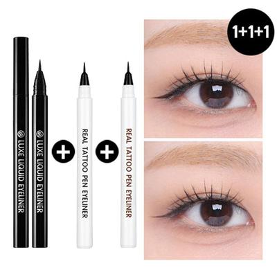 1+1+1 Pinselstift Flüssig-Eyeliner 2 Typen