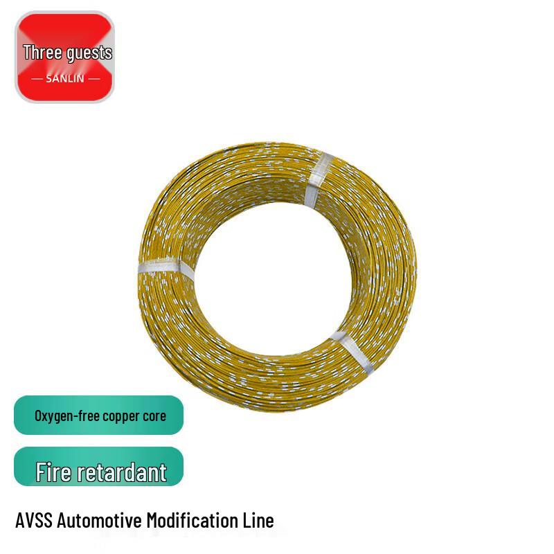 Sanlin High-Temperature AVSS Automotive & Motorcycle Power Wire 0.5 sq mm