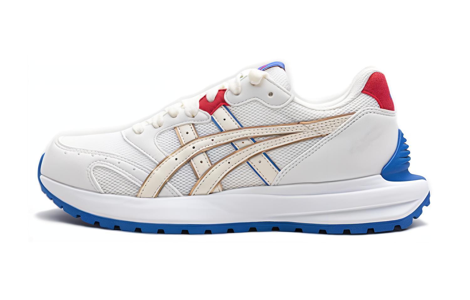 Asics Tarther Sc Амортизация Устойчивость к истиранию Низкие Детские Беговые Кроссовки Белый Синий Подростки 1204A128-101 36