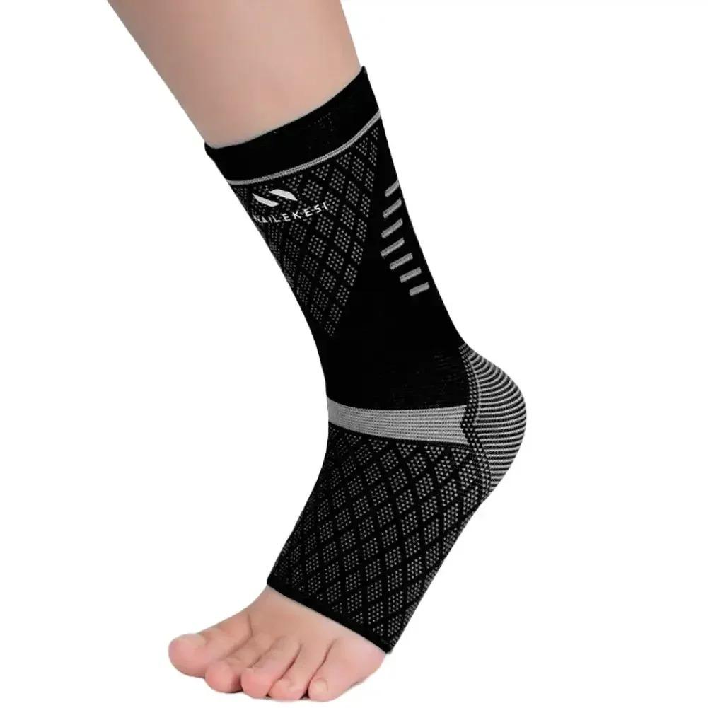 

1Pcs Men S And Women S Breathable Ankle Support Straps, High-Elastic Ankle Supports,And Wrapped Ankle Socks L