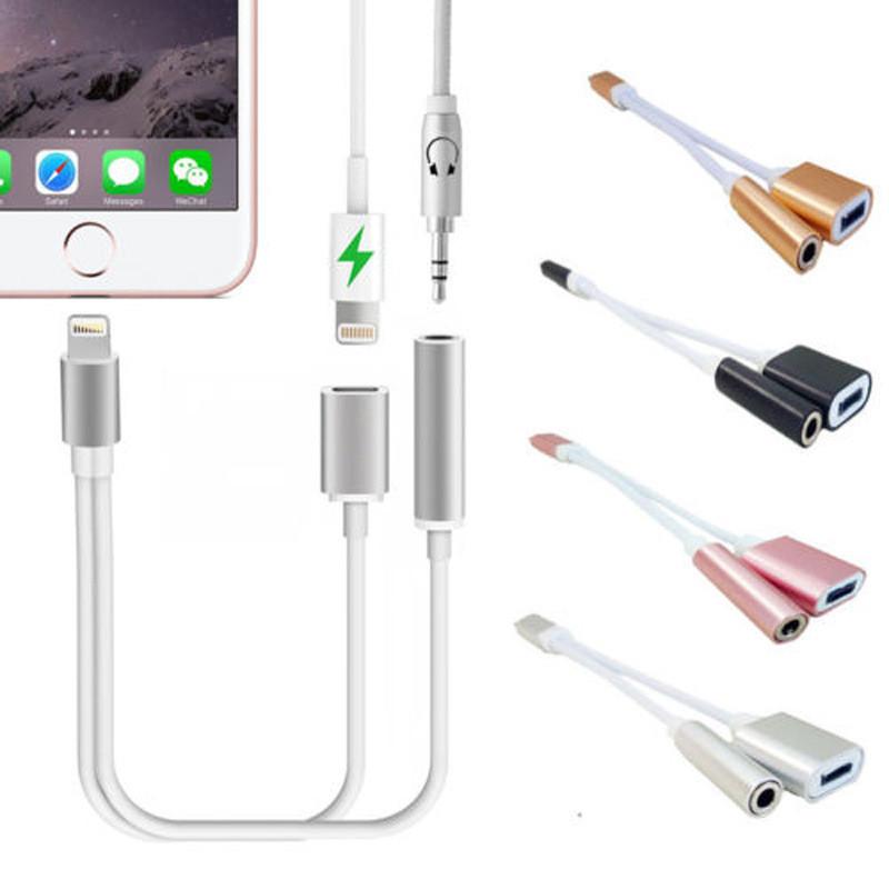 Lightnin Dual 2in1 Adaptateur Chargeur Audio Splitter Separateur Câble Iphone