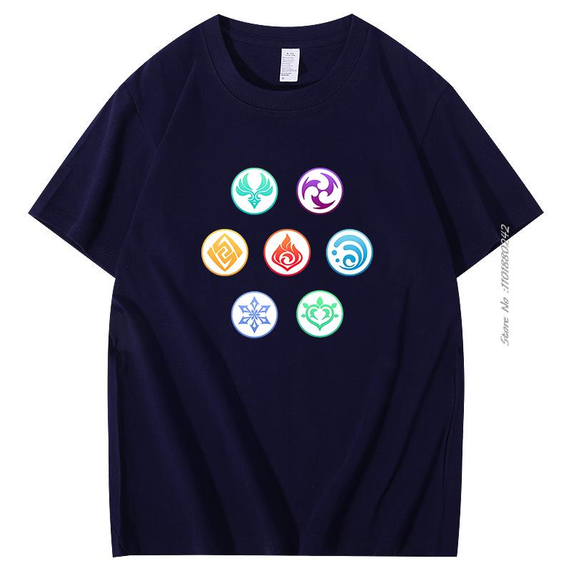 Game Graphic Print Graphic T Shirts Unisex Summer Casual Cartoon Short Sleeve Tshirts High Quality Cotton Tshirt Mens Clothes