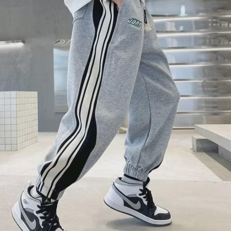 Jungen Trendige Frühling 2024 Lässige Sporthose - Modisch und Stilvoll für Mittlere bis Große Kinder