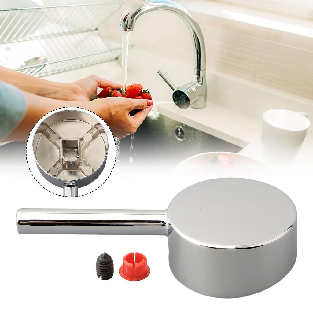 Faucet Handle Ergonomically Designed Trip Lever Water Tap Handle Smooth and Glossy for Kitchen Bathroom Faucets