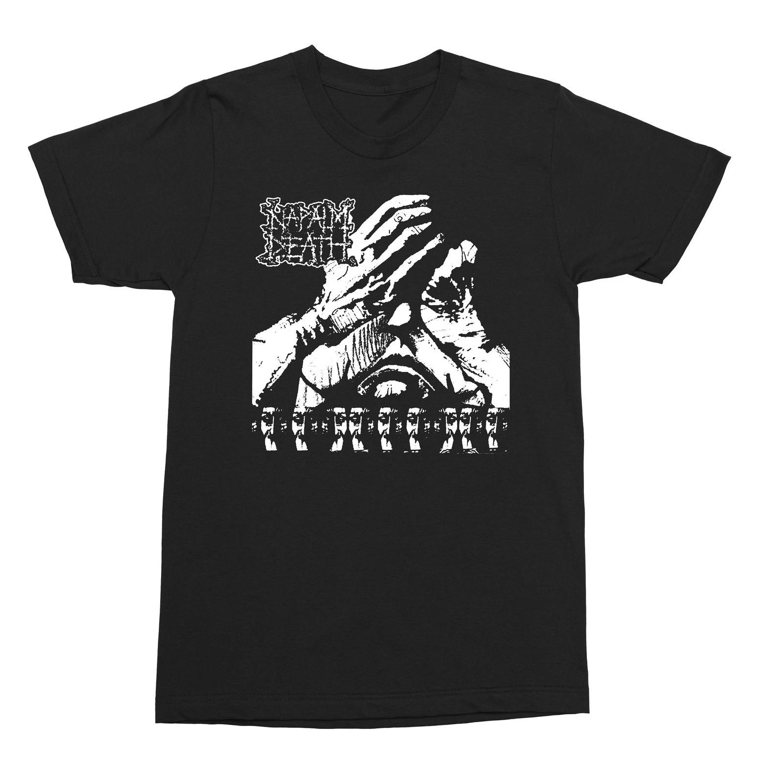 

Футболка Napalm Death Лица Grindcore Crust Thrash Metal Deicide Slayer Унисекс L
