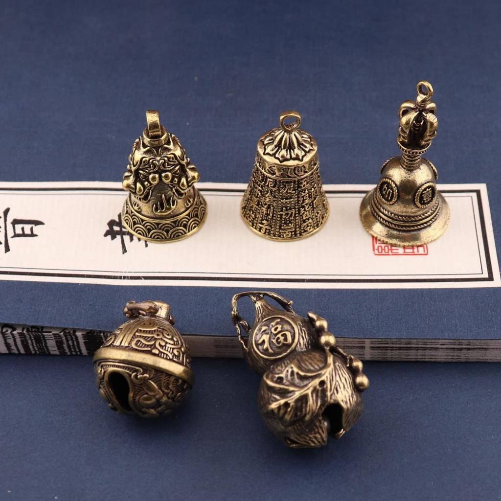 Vajra Glocke Herz-Sutra Löwenkopf Schlüsselanhänger Anhänger Taschenanhänger