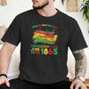 Humorous Juneteenth Black American 1865 Tshirts Unisex Unisex Round Neck Cotton T Shirts Short Sleeve Tees Adult Clothing