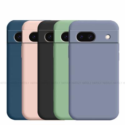 For Google Pixel 8A Case Google Pixel 8A 7A 6A 7 8 Pro Cover Luxury Original TPU Shockproof Liquid Silicone Protective Back Case