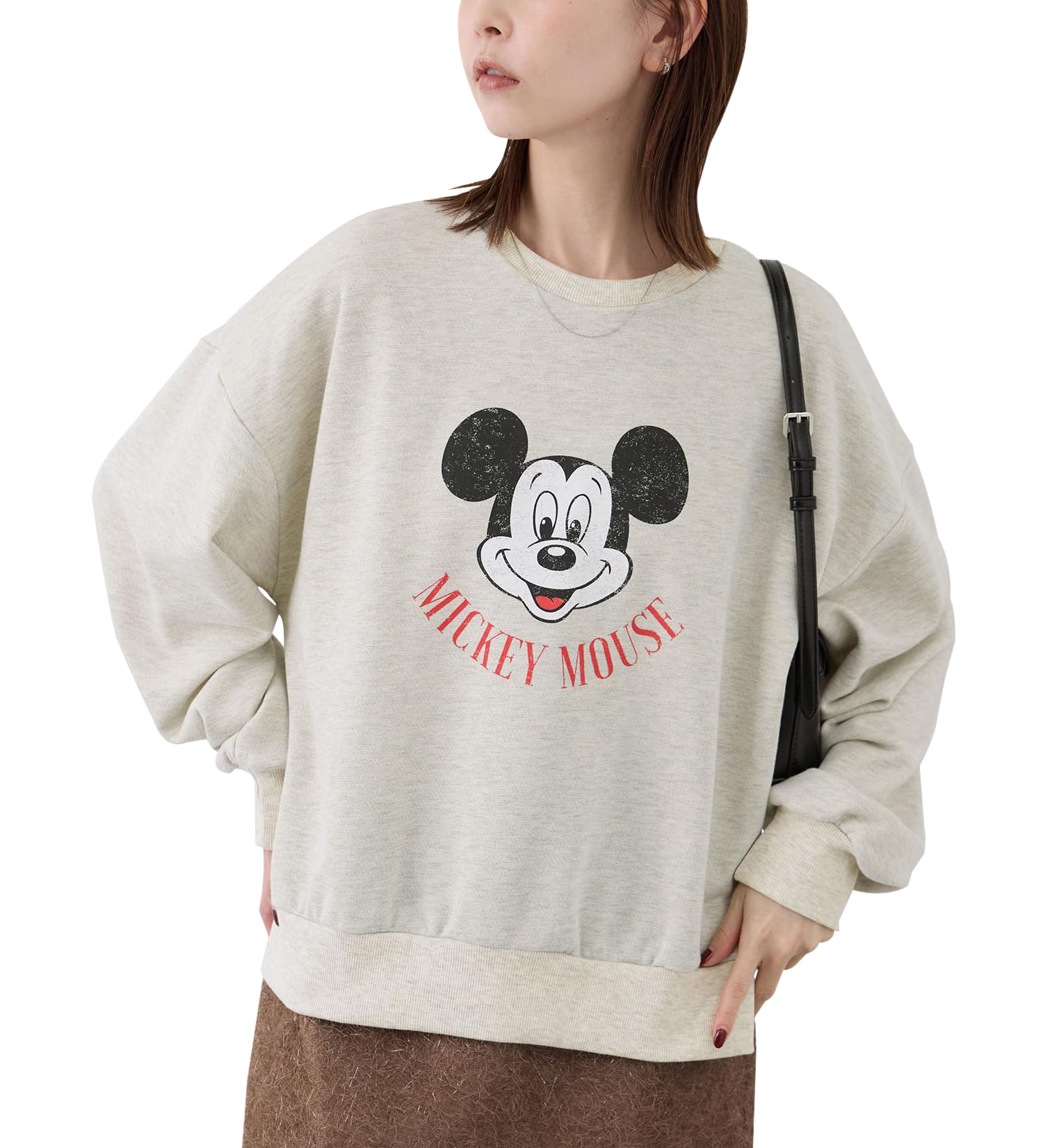 

ROPE PICNIC MICKEY MOUSE/Свитшот с принтом, женский, GDM54930, Молочно-белый (16)