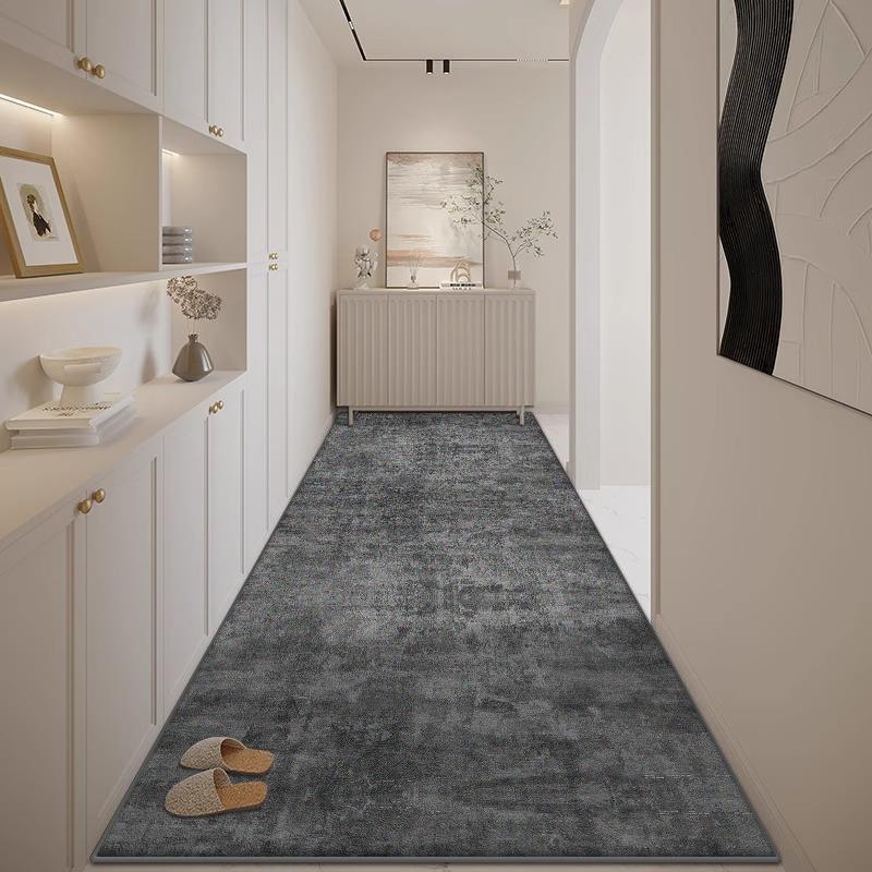 

Серый Длинный Ковролин для Коридора Легкая Роскошь Абстрактные Ковры-Дорожки Дом Гостиная Прихожая Напольный Коврик Дверной Простой в Уходе Декоративные Ковры 160*200cm