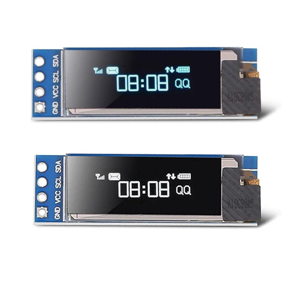 0.91 Inch 6Pin IIC I2C SPI Interface OLED White LCD Display Module 0.91" Drive SSD136 Board For Arduino Raspberry Pi SMT32