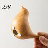 Artistic Entrance Hall Ornaments Bird Figurines with Wood Grain Look Modern Home Decor Animal Sculptures Ceramic Birds Decorative for Shelves Living