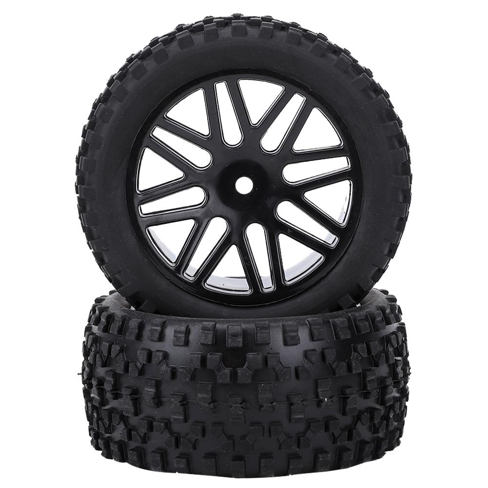 4Pcs Universal 1 10 RC Car Tyre Tires Modification Accessory Replacement 85mmBlack