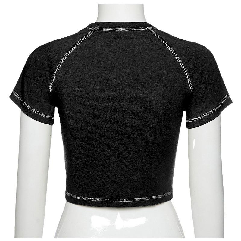 New Cartoon Fun Fashion Printing T-shirt Spoof Personality T-shirt Short-sleeved Clothes Female Trend