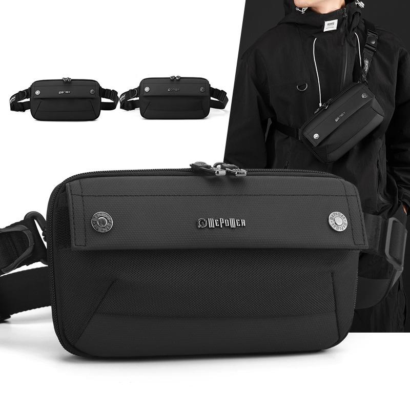 Men Outdoor Travel Large Capacity Chest Bag Nylon Hiking Crossbody Bag High Quality Waterproof Shoulder Sling Backpack