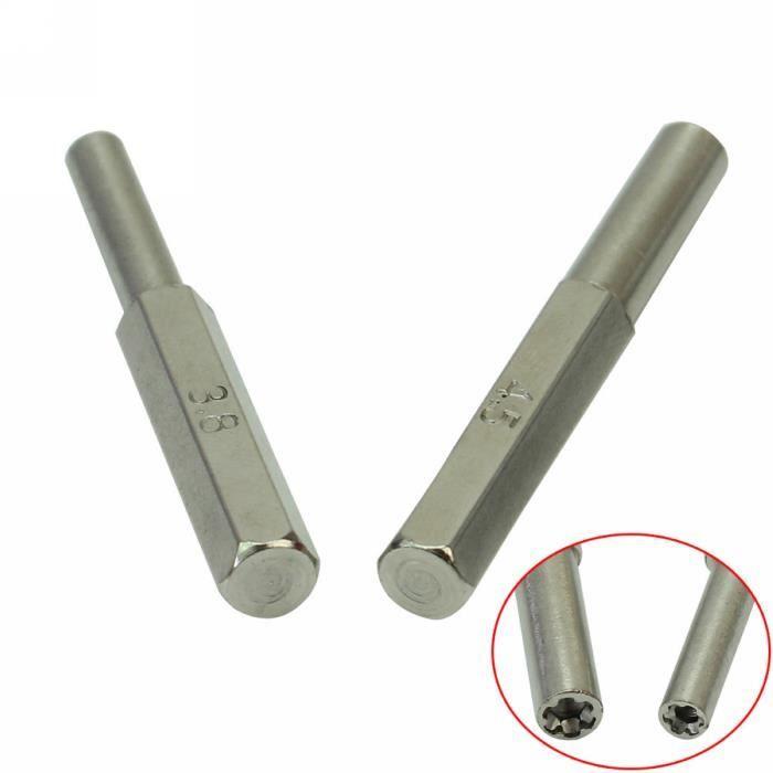 Embout tournevis - Gamebit - 3.8 mm et 4.5 mm - Acier trempé - Pack de 2
