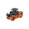 TAKARA TOMY Tomica Nr. 77 Hitachi Construction Machinery Macadamwalze ZC125M-5 (Box) Miniatur-Autospielzeug für Kinder ab 3 Jahren