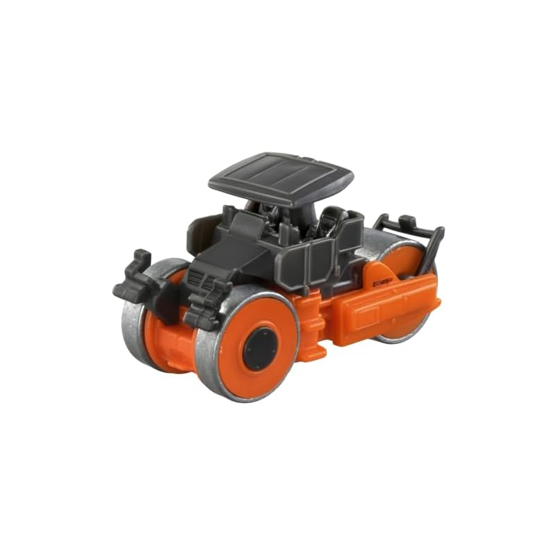 TAKARA TOMY Tomica Nr. 77 Hitachi Construction Machinery Macadamwalze ZC125M-5 (Box) Miniatur-Autospielzeug für Kinder ab 3 Jahren