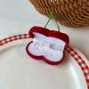 Stylish Jewelry Storage Box Practical Jewellery Holder Cute Cherry Shaped Gift Box Stylish Stud Earrings Organizer Case