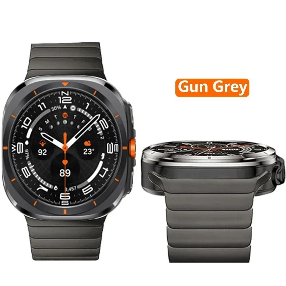 Luxury Titanium Band Magnetic Strap for Samsung Galaxy Watch 8 8 Classic Link Bracelet for SAMSUNG GALAXY Ultra 47mm 2025 Correa