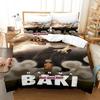 Top Baki Hanma Beding Set Single Twin Printed Bed Linen Set With Pilowcase Bed Soft Duvet Cover Soft Single Double Quen Super King-Sized Dimensionsd