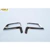 2PCS ABS Chrome Front Fog Lamp Fog Light Cover Trim For Nissan Rogue 2017 - 20