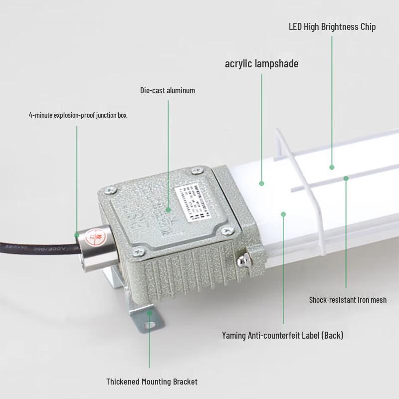 Yaming LED Explosion-Proof Tri-Proof Strip Light