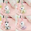 Highland Terrier West Dog Plush Keychain Toy Bag Pendant Decoration Gifts Kids