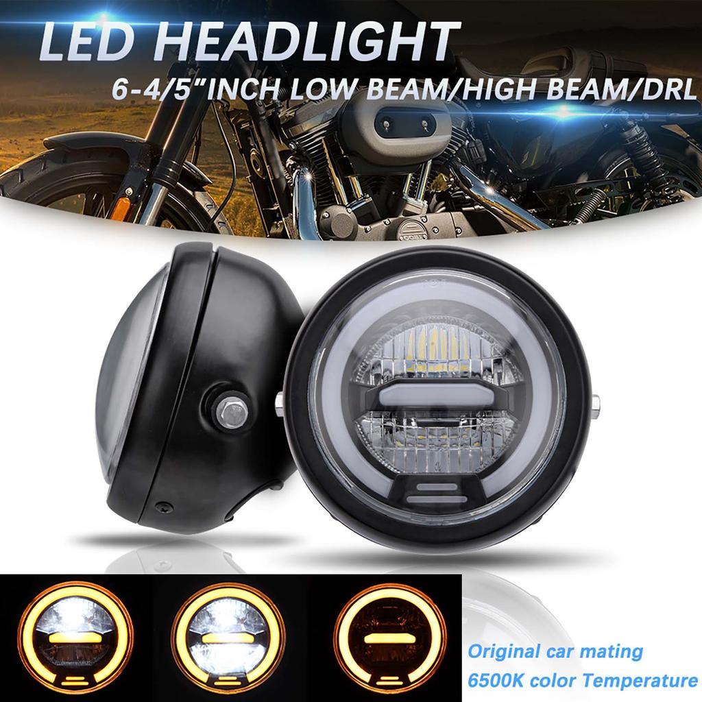 6.8 Inch Motorcycle Led Headlight Projector For Harley Touring Softail Heritage Street Glide Road King