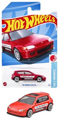 Hot Wheels Basic Car Honda Civic EG Years Old and HXP93 '92 [Mini Car] [3 Up]